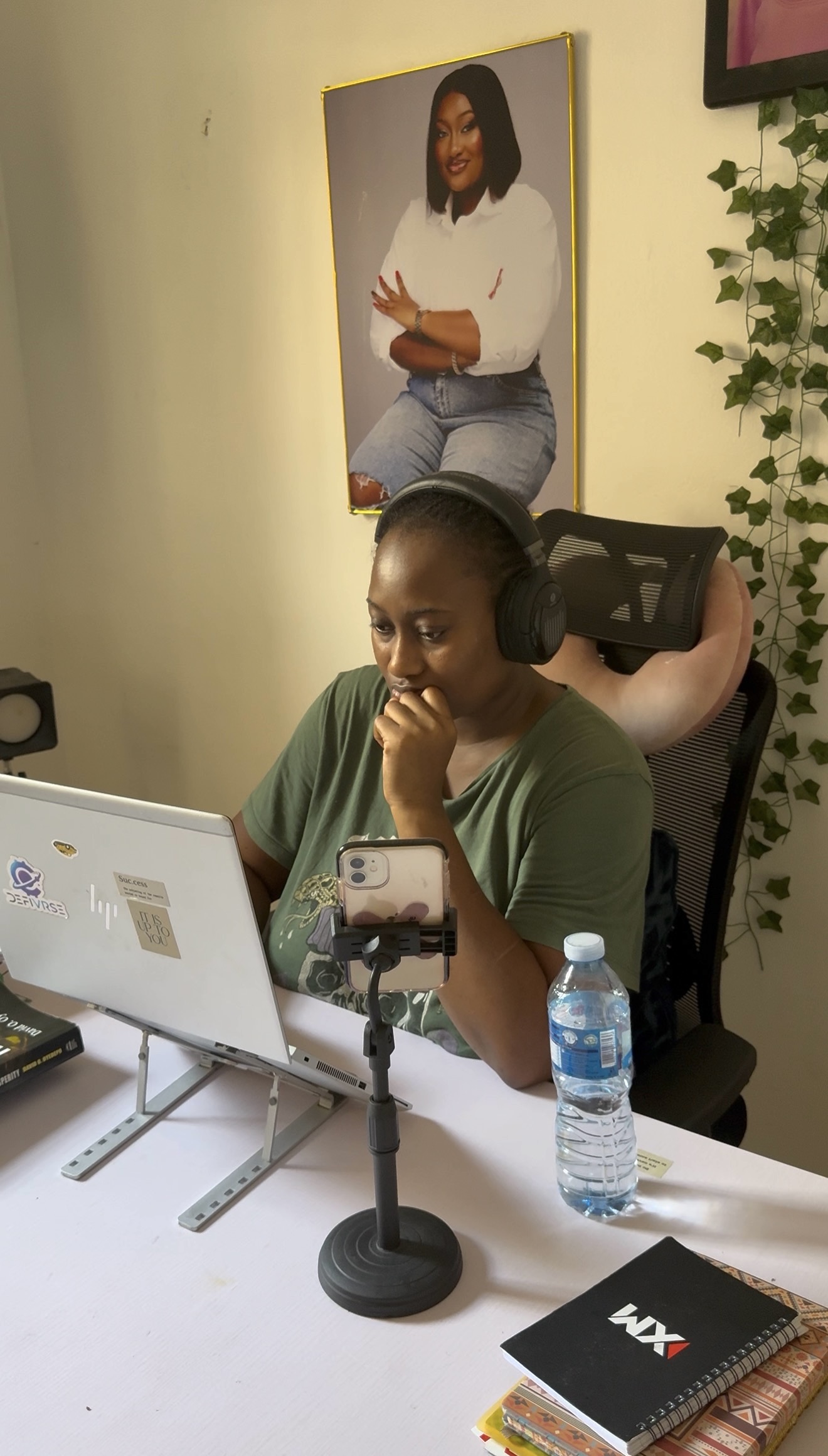 Joanna Bepeh at work
