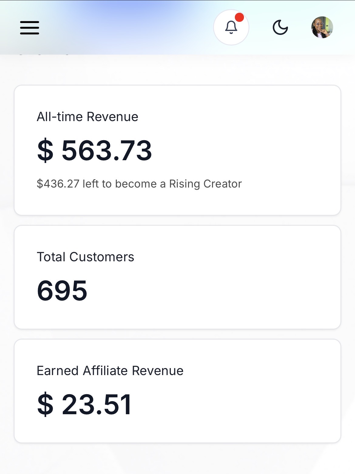 My result screenshot 1
